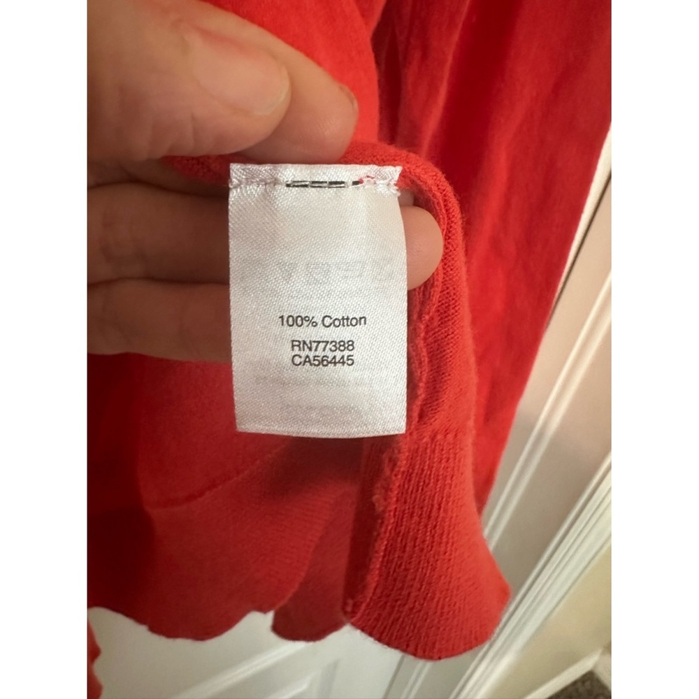 ❤️🔥J.Crew - Red Button-Front Crewneck Cardigan - L - Picture 4 of 4